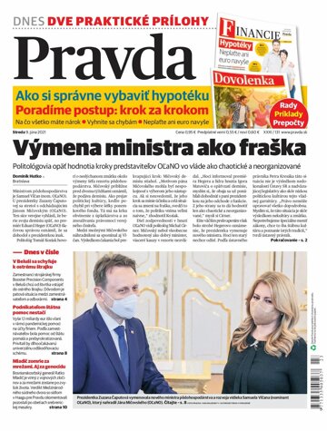 Obálka e-magazínu Pravda 9. 6. 2021