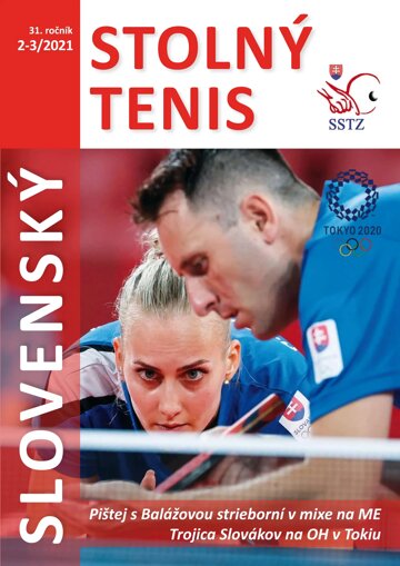 Obálka e-magazínu Slovenský stolný tenis 2-3/2021