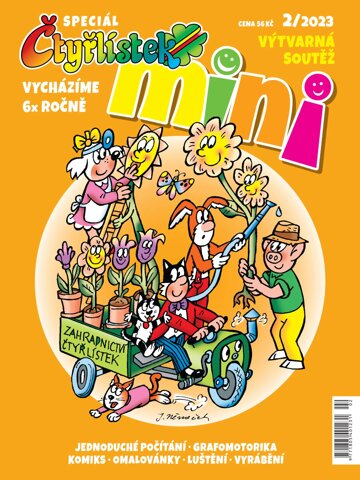 Obálka e-magazínu Čtyřlístek Mini 2/2023