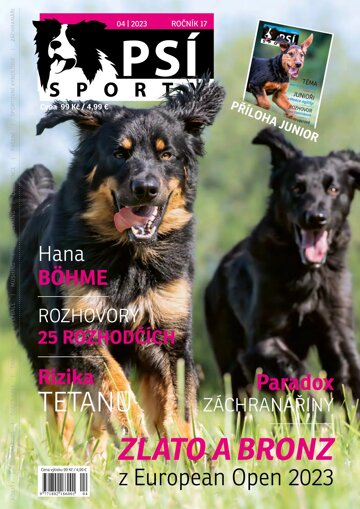 Obálka e-magazínu Psí sporty 4/2023