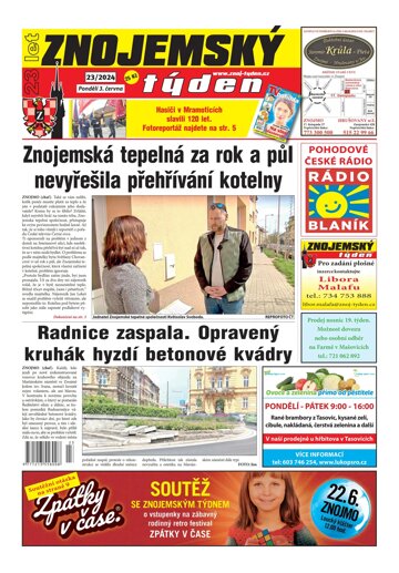 Obálka e-magazínu Znojemský týden 23/2024