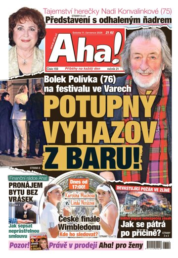 Obálka e-magazínu AHA! 11.7.2026