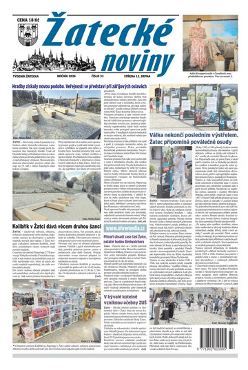 Obálka e-magazínu Žatecké noviny 33/2026