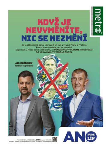 Obálka e-magazínu deník METRO 8.10.2026