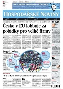 Obálka e-magazínu Hospodářské noviny 034 - 18.2.2013