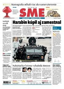 Obálka e-magazínu SME 20.4.2013