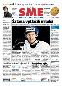 Obálka e-magazínu SME 8.1.2014