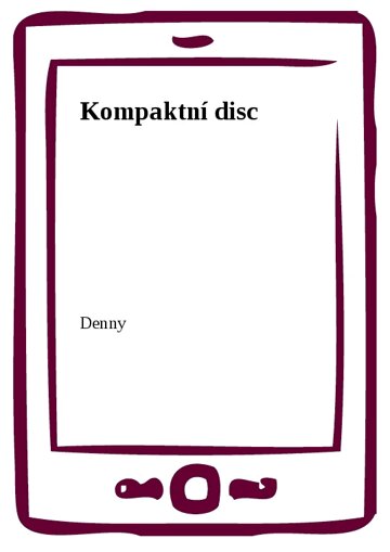 Obálka knihy Kompaktní disc