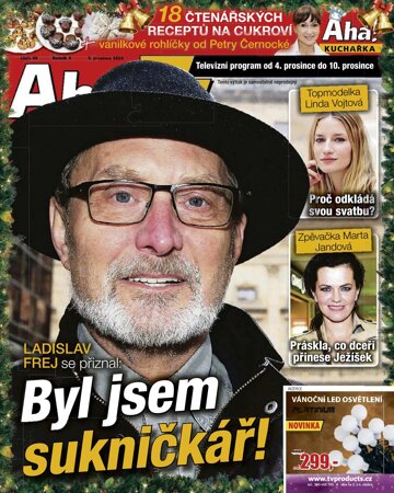 Obálka e-magazínu AHA! Tv - 3.12.2015