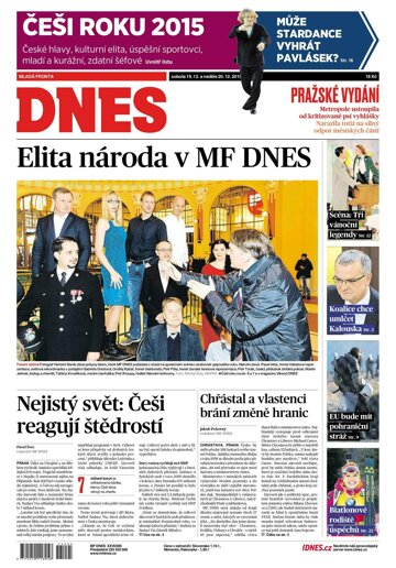 Obálka e-magazínu MF Dnes 19.12.2015