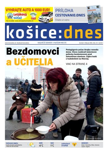 Obálka e-magazínu košice:dnes 4.2.2016