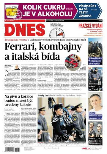 Obálka e-magazínu MF Dnes 24.3.2018