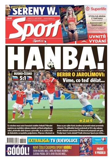 Obálka e-magazínu Sport 11.9.2018