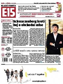 Obálka e-magazínu E15 2.5.2012