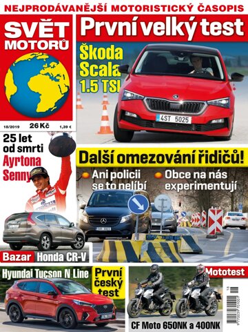 Obálka e-magazínu Svět motorů 18/2019