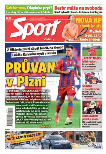 Obálka e-magazínu Sport 6.1.2021