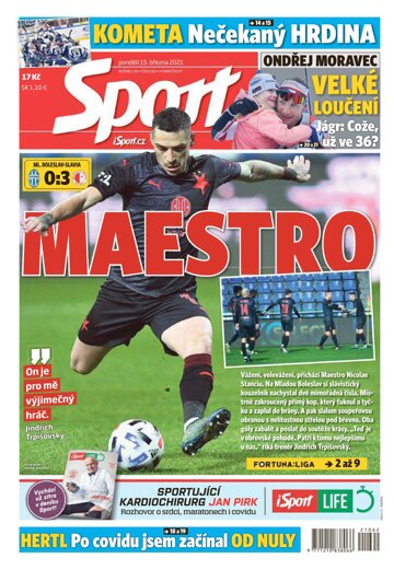 Obálka e-magazínu Sport 15.3.2021