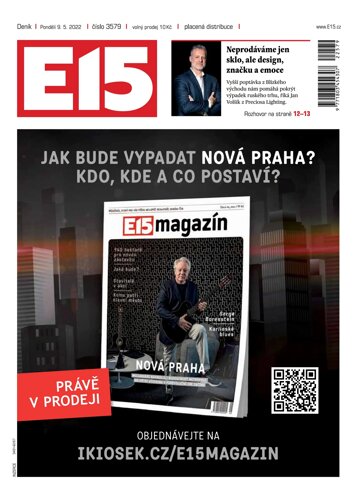 Obálka e-magazínu E15 9.5.2022