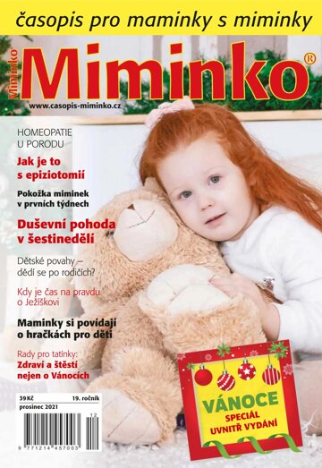 Obálka e-magazínu Miminko 12/2021