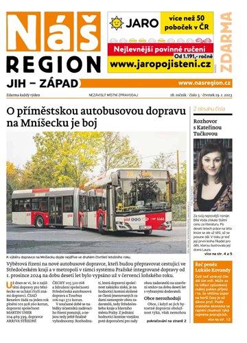 Obálka e-magazínu Náš Region - Jih 3/2023