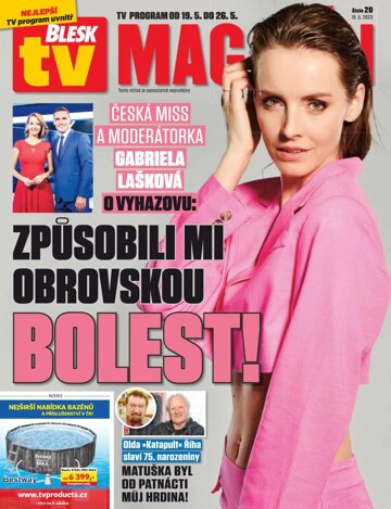 Obálka e-magazínu Blesk Tv magazín - 19.5.2023