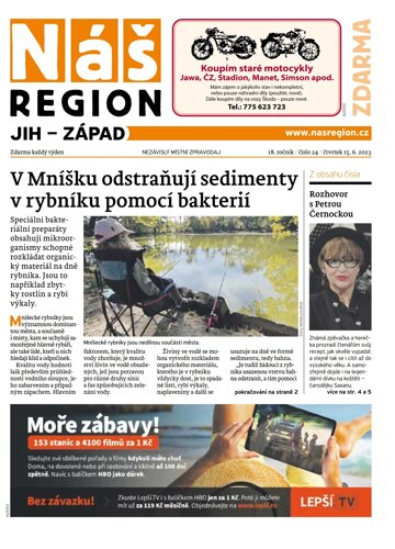 Obálka e-magazínu Náš Region - Jih 24/2023