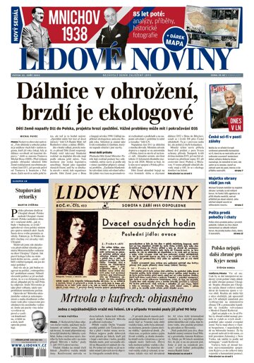 Obálka e-magazínu Lidové noviny 22.9.2023