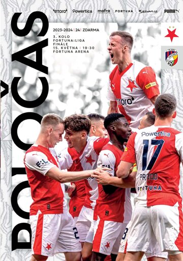 Obálka e-magazínu Poločas 24/2023č.24 Slavia - Plzeň