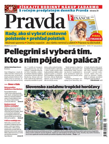 Obálka e-magazínu Pravda 18. 6. 2024