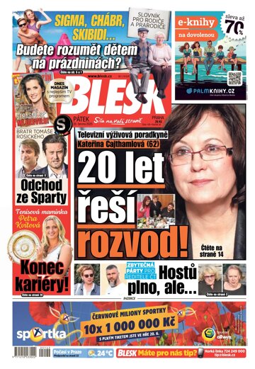 Obálka e-magazínu Blesk 20.6.2025