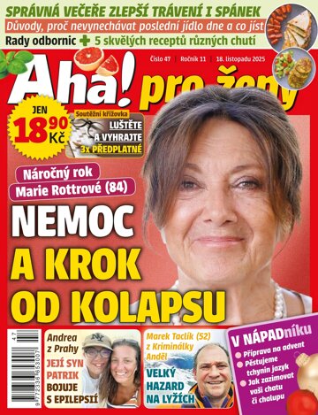 Obálka e-magazínu AHA! pro ženy 47/2025