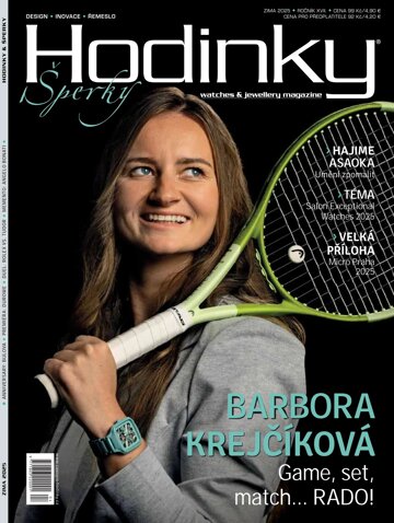 Obálka e-magazínu Hodinky a Šperky 4/2025