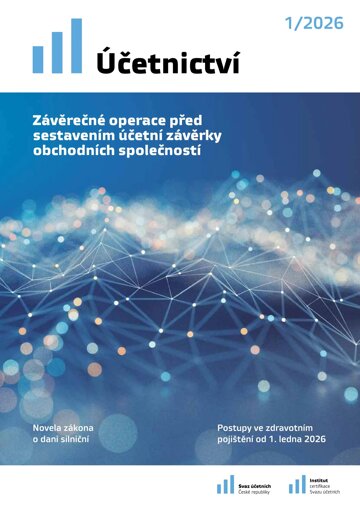 Obálka e-magazínu Účetnictví 1/2026