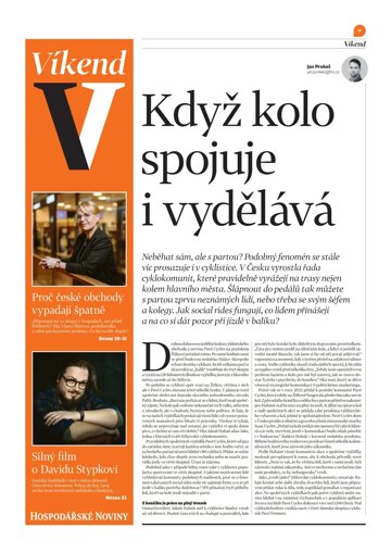Obálka e-magazínu Hospodářské noviny - příloha Víkend 079 - 24.4.2026 Víkend