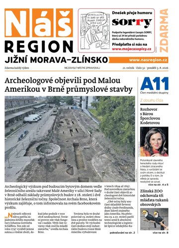 Obálka e-magazínu Náš Region - Jižní Morava/Zlínsko 32/2026