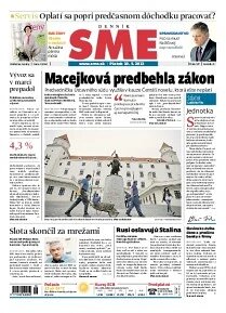 Obálka e-magazínu SME 10.5.2013