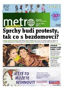 Obálka e-magazínu deník METRO 28.8.2013