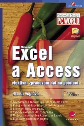 Obálka knihy Excel a Access