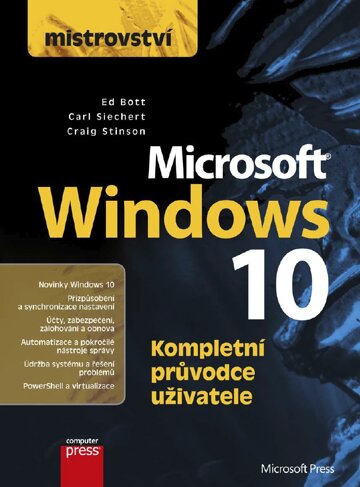 Obálka knihy Mistrovství - Microsoft Windows 10