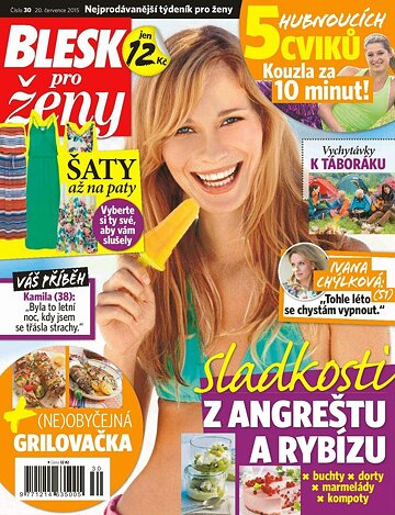 Obálka e-magazínu Blesk pro ženy 20.7.2015