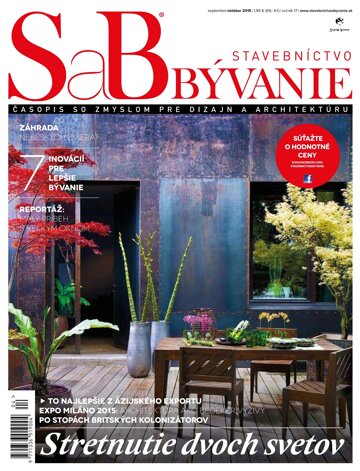 Obálka e-magazínu SaB - Stavebníctvo a bývanie - september/oktober 2015