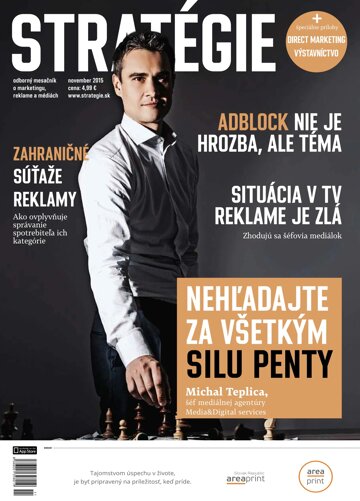 Obálka e-magazínu Stratégie 11/2015