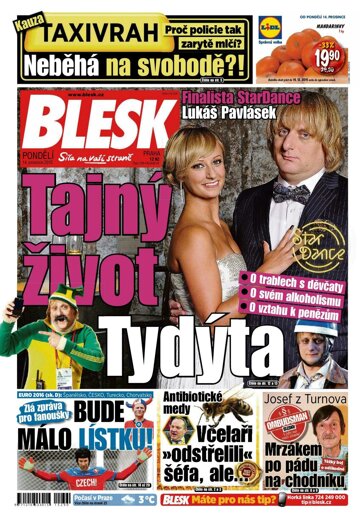 Obálka e-magazínu Blesk 14.12.2015