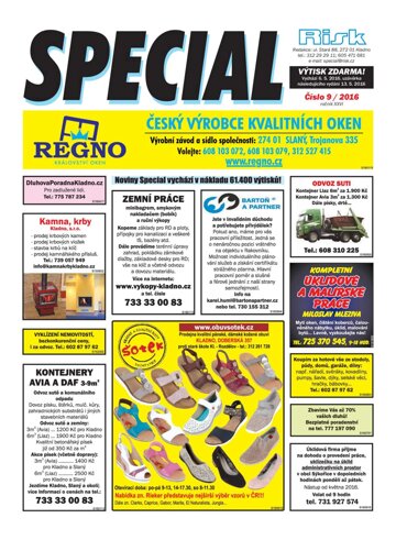 Obálka e-magazínu Special 9/2016