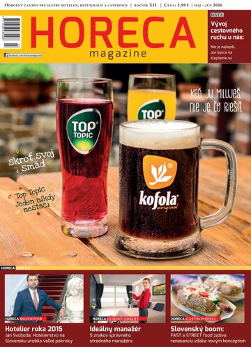 Obálka e-magazínu Horeca 5-6/2016