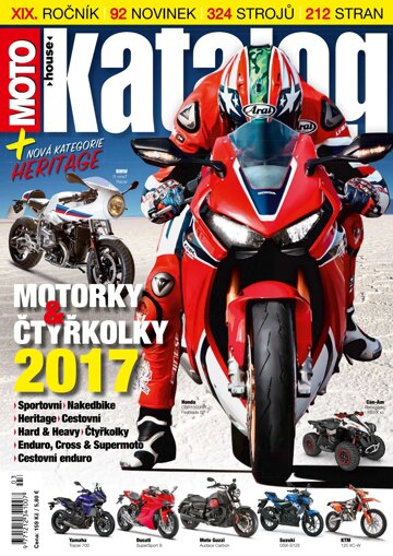 Obálka e-magazínu Motohouse katalog motocyklů 2017