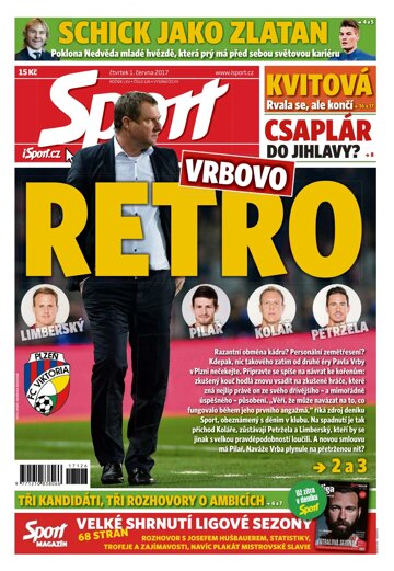 Obálka e-magazínu Sport 1.6.2017