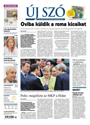 Obálka e-magazínu Új Szó 23.6.2017