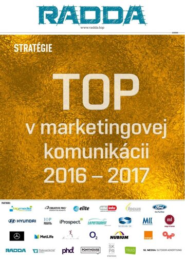 Obálka e-magazínu TOP v marketingovej komunikácii 2017