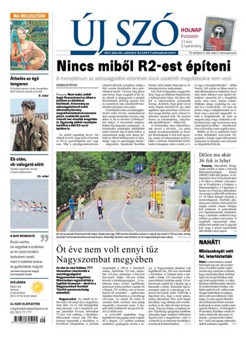 Obálka e-magazínu Új Szó 20.7.2017